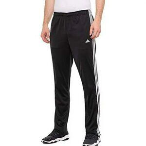 NWT adidas Essentials Men's Tricot Tapered Track Pants Black/White Medium